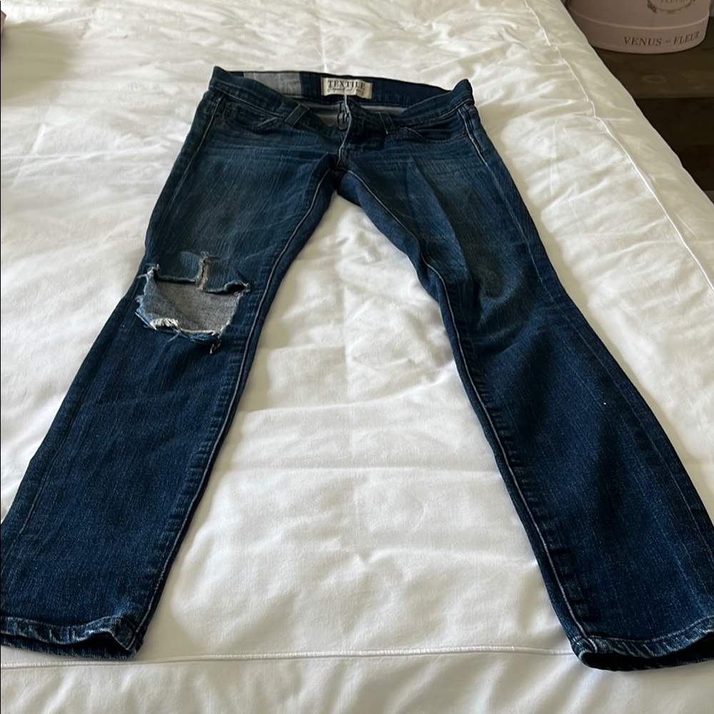 TEXTILE Elizabeth and James Blue Straight Leg Jeans